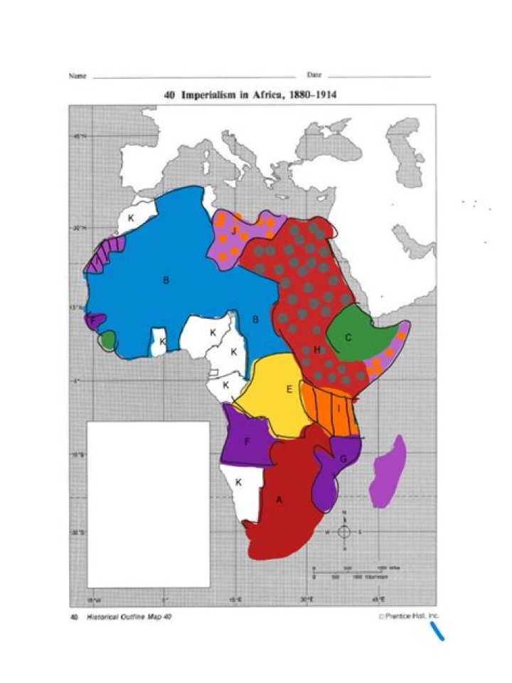 Free Africa Map Worksheet PDF for Students and Teachers