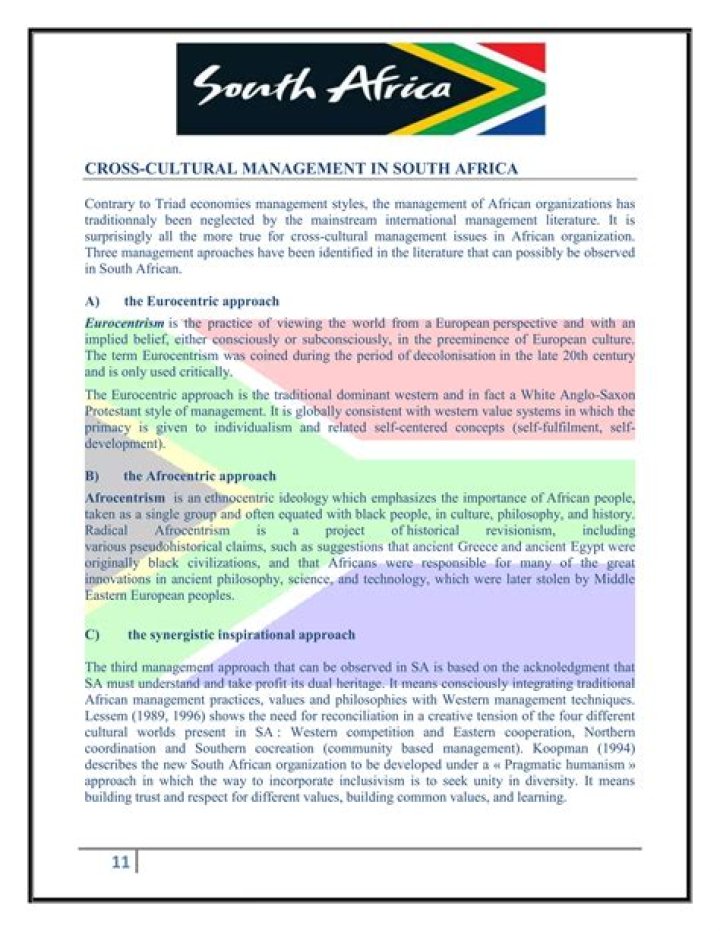 Mastering the Afrocentric Management Style: A Practical PDF Guide