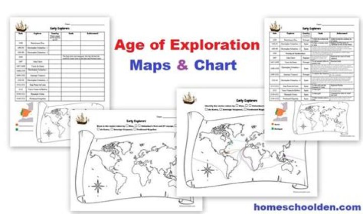Age of Exploration Map Worksheet PDF – Perfect Study Resource