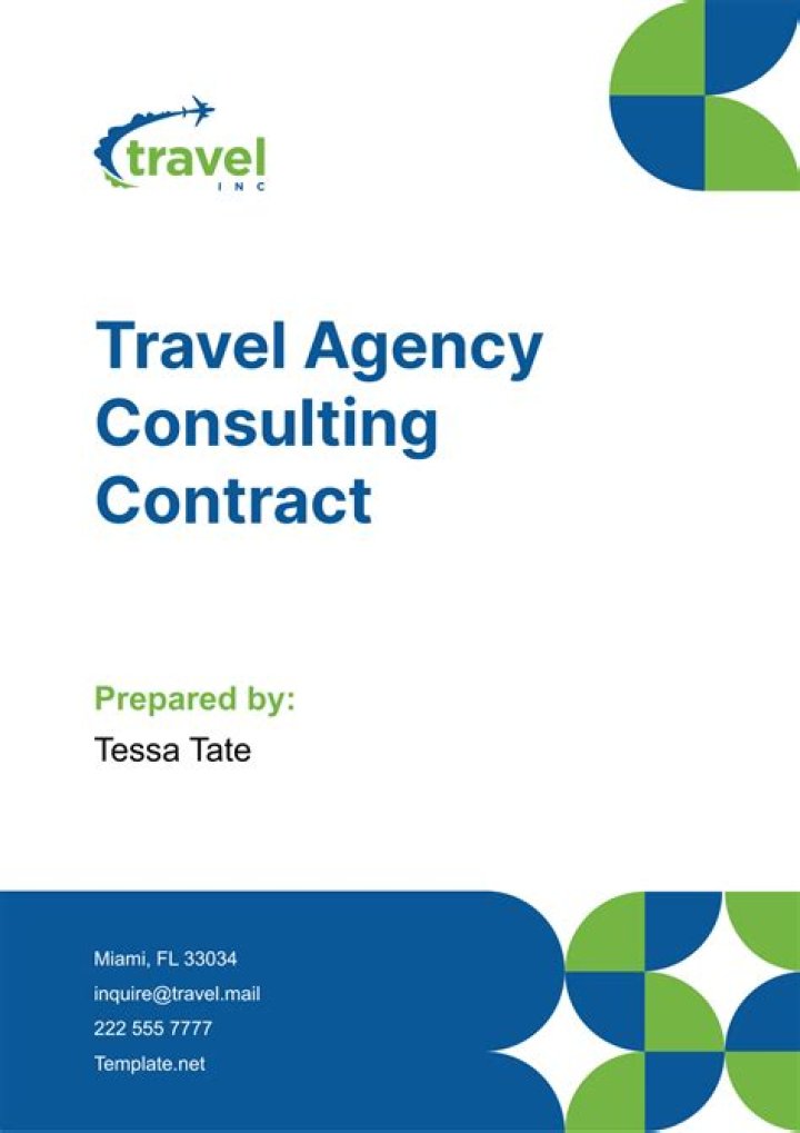 Agency Management Contract Insert Your State or Country – PDF Format