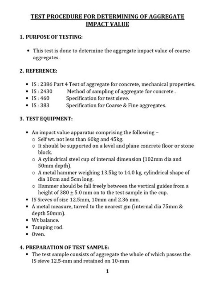 Aggregate Impact Test Procedure PDF: Comprehensive Guide