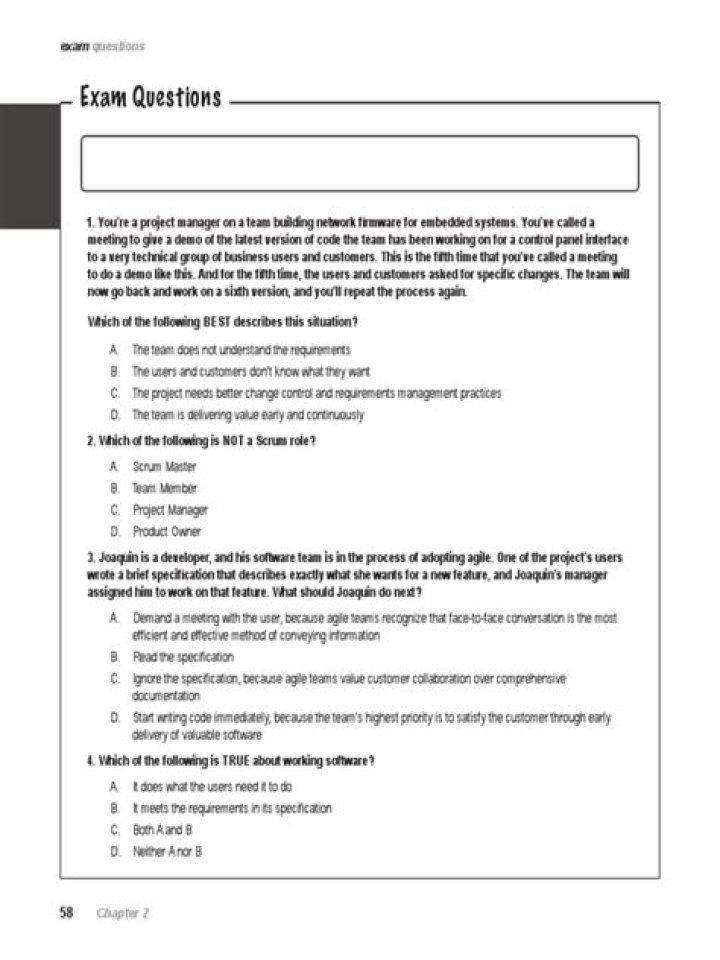 Agile Exam Questions & Answers PDF for Smarter Prep