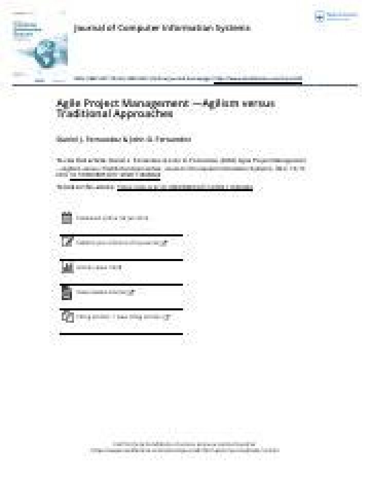 Agile Project Management vs Traditional Approaches: Agilism vs Tradition – A Deep Dive PDF Guide