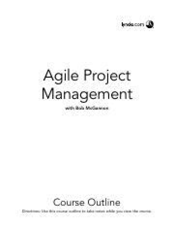 Agile Project Management with Bob McGannon: Essential PDF Guide