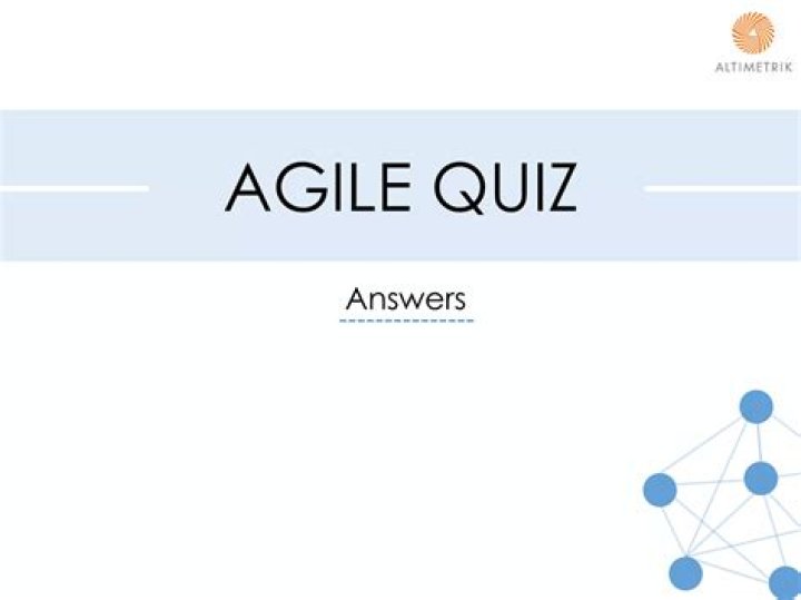 Agile Quiz with Answers PDF – Perfect for Quick Team Testing