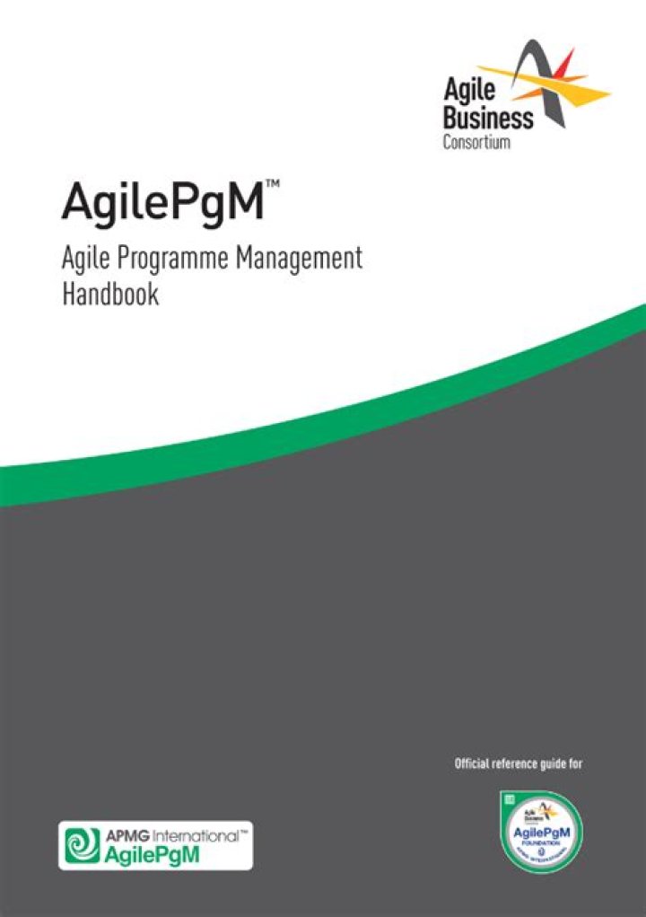 AgilePGM Agile Programme Management Handbook PDF