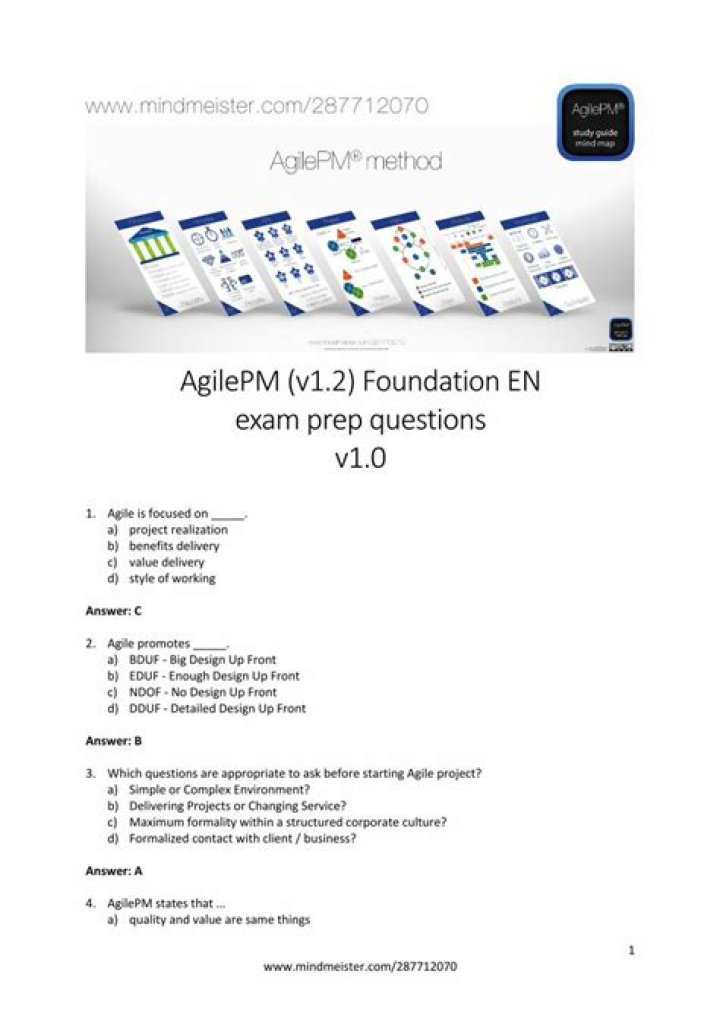 AgilePM Practitioner Exam Questions & Answers PDF: Complete Prep Guide