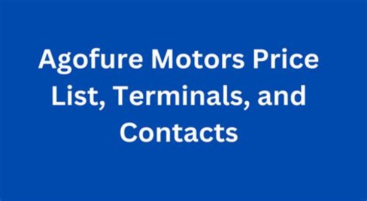 Agofure Motors Price List PDF – Full Access to Vehicle Pricing