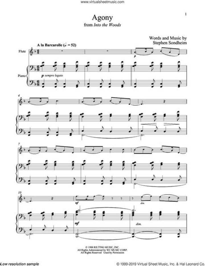 Agony into the Woods Sheet Music PDF – Download Instantly
