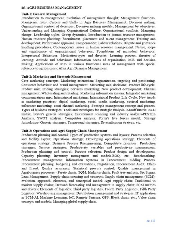 Agribusiness Management Notes PDF: Essential Study Guide