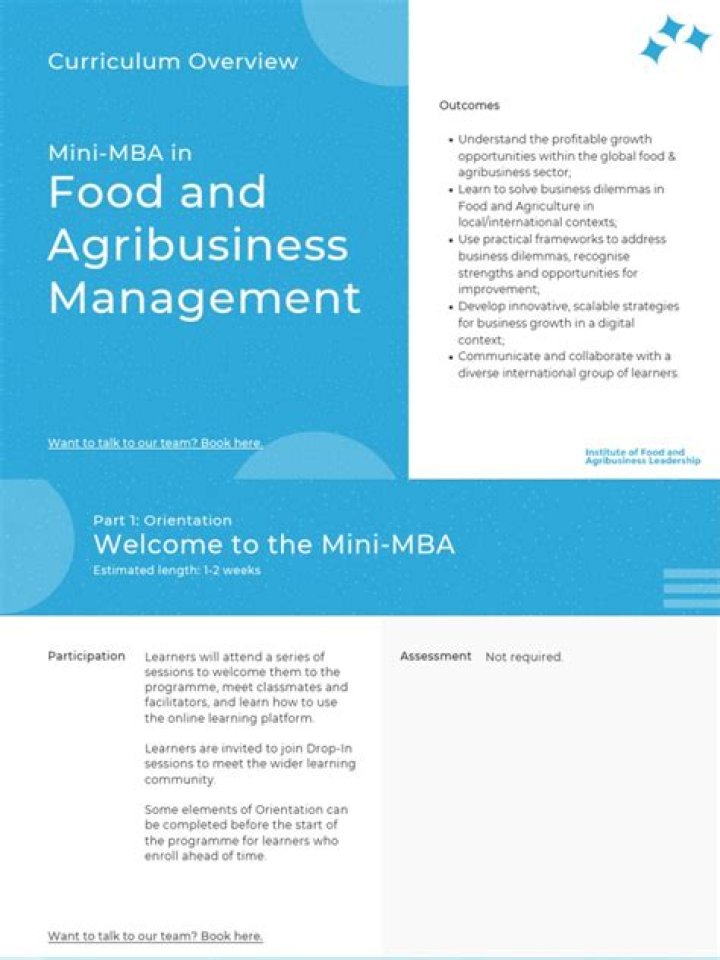Agribusiness Management Syllabus PDF: Comprehensive Course Outline & Study Materials