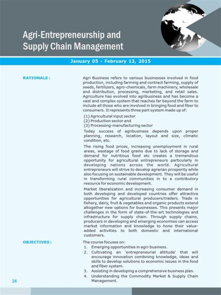 Master Agribusiness Supply Chain Management: Essential PDF Guide