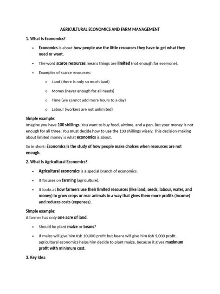 Comprehensive Agricultural Economics and Management PDF for Students and Professionals