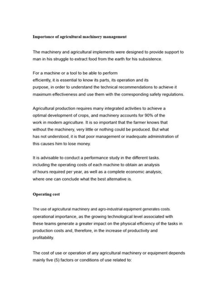 Comprehensive Agricultural Machinery Management PDF Guide
