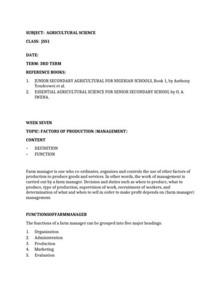 Expert Agricultural Production Management PDF Guide