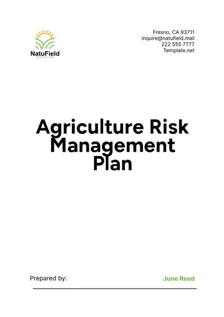 Comprehensive Agricultural Risk Management PDF: Protect Your Farm Today