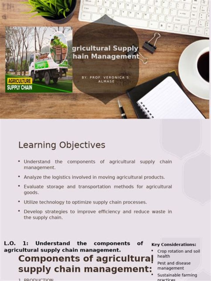 Mastering Agricultural Supply Chain Management: A Comprehensive PDF Guide
