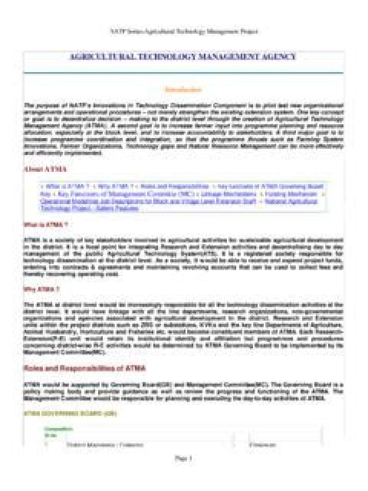 Agricultural Technology Management Agency PDF: Guide & Best Practices