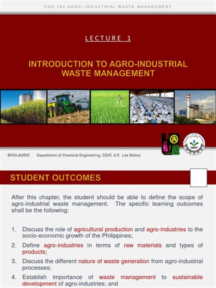 Agro Industrial Waste Management PDF: Efficient Solutions for Sustainable Agriculture