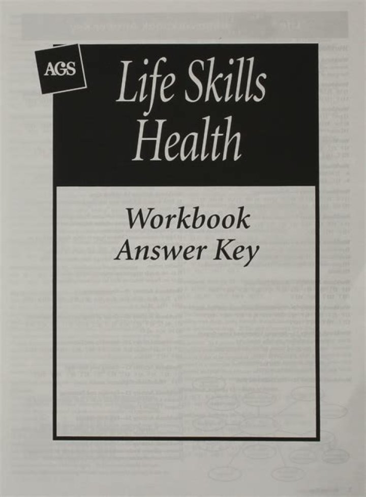 AGS Life Skills & Health Workbook Answer Key PDF with Workbook Answers
