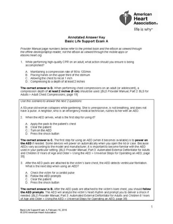 AHA CPR Multiple Choice Test PDF: Master Emergency Skills Fast