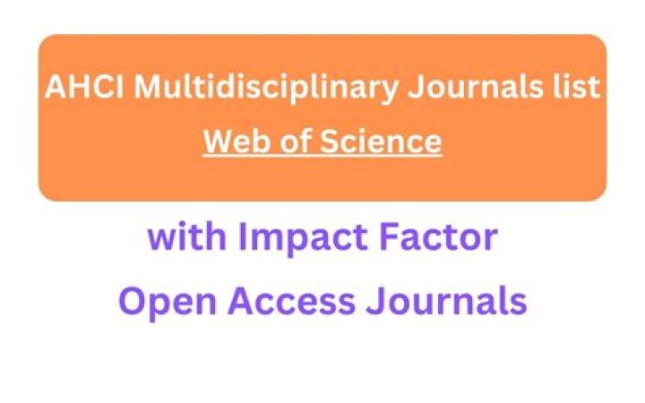 Ahci Journal List 2015 PDF – Complete Access Now