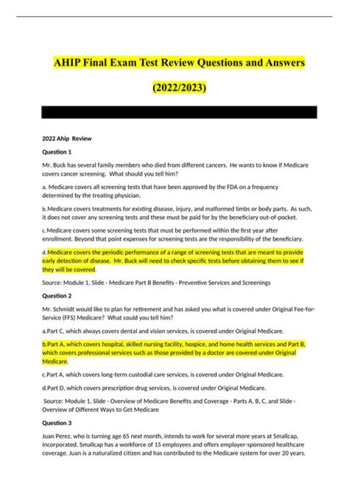 Ahip Test Answers PDF – Complete Study Guide & Solution Key