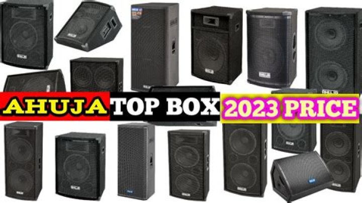 Ahuja Speakers Price List PDF – Compare Prices & Buy Now