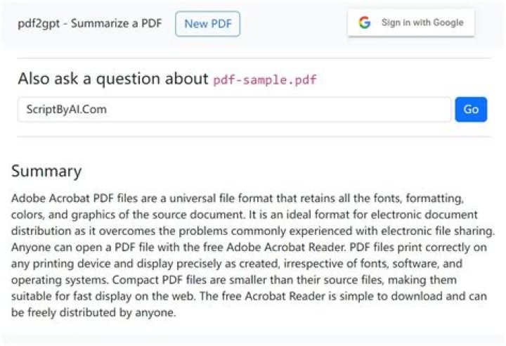 AI Tool to Upload PDF and Ask Smart Questions