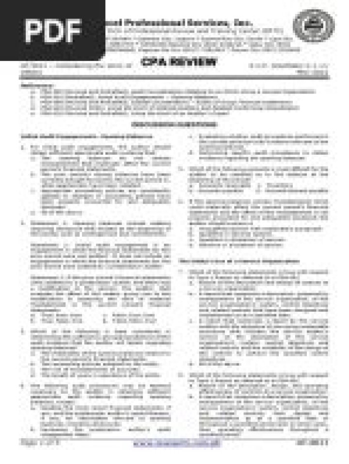AICPA Released Questions PDF: Essential 2024 Tax & Audit Prep Resources