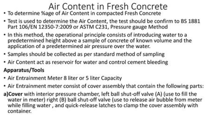 Air Entrainment Test on Fresh Concrete: Essential PDF Guide