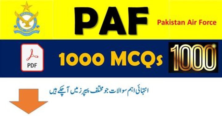 Air Force Test MCQs PDF – Practice Exam Questions & Answers