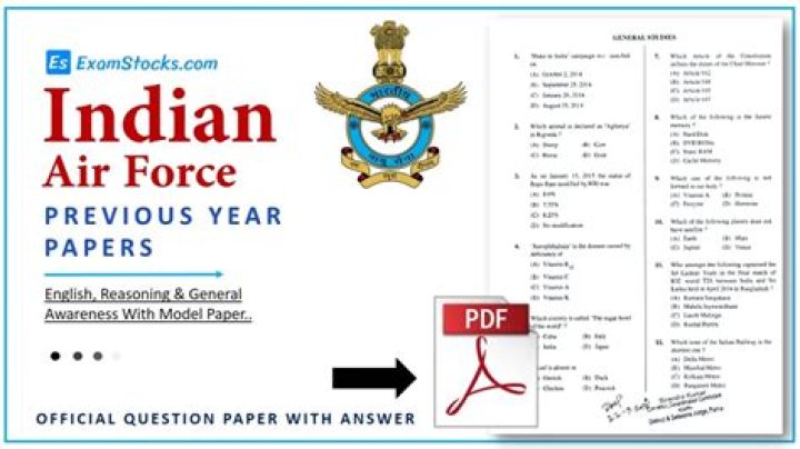 Air Force Written Test Papers PDF: Free Practice Tests & Study Materials