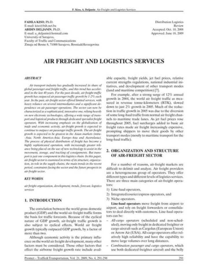 Air Freight Management PDF: Optimize Your Logistics with Expert Insights