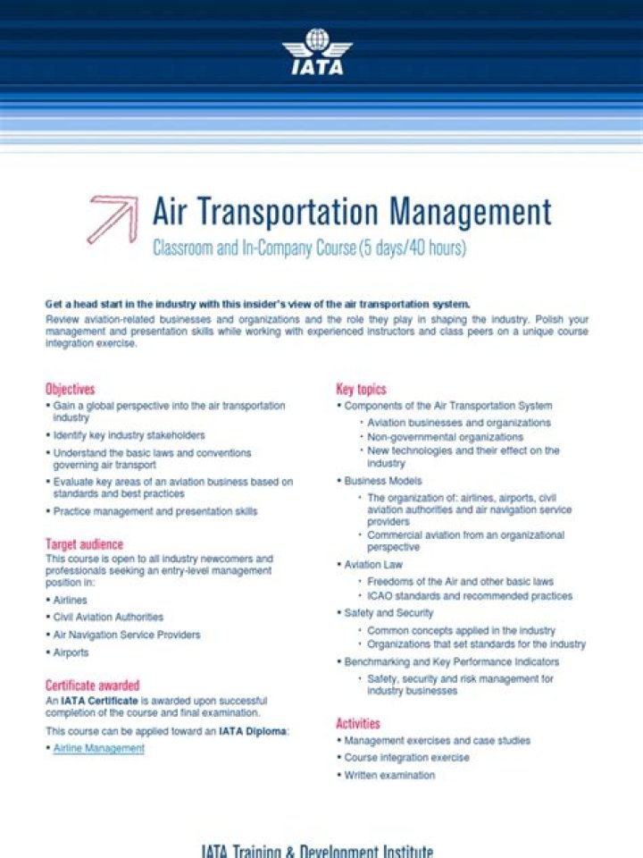 Master Air Transportation Management with Expert PDF Guide