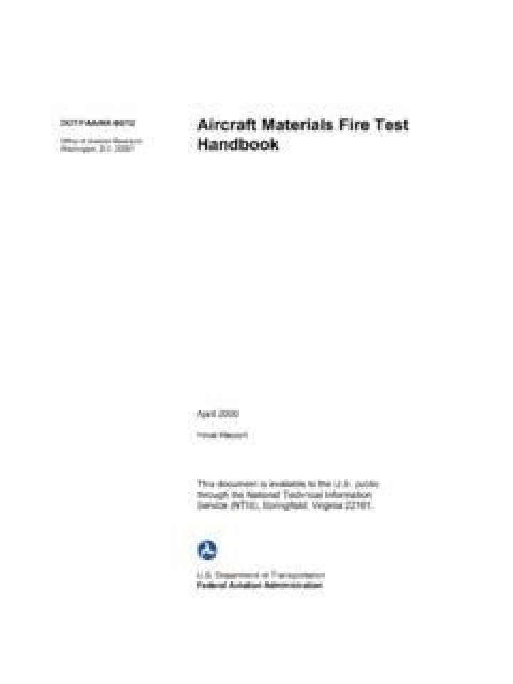 Aircraft Materials Fire Test Handbook PDF: Essential Safety Guidelines