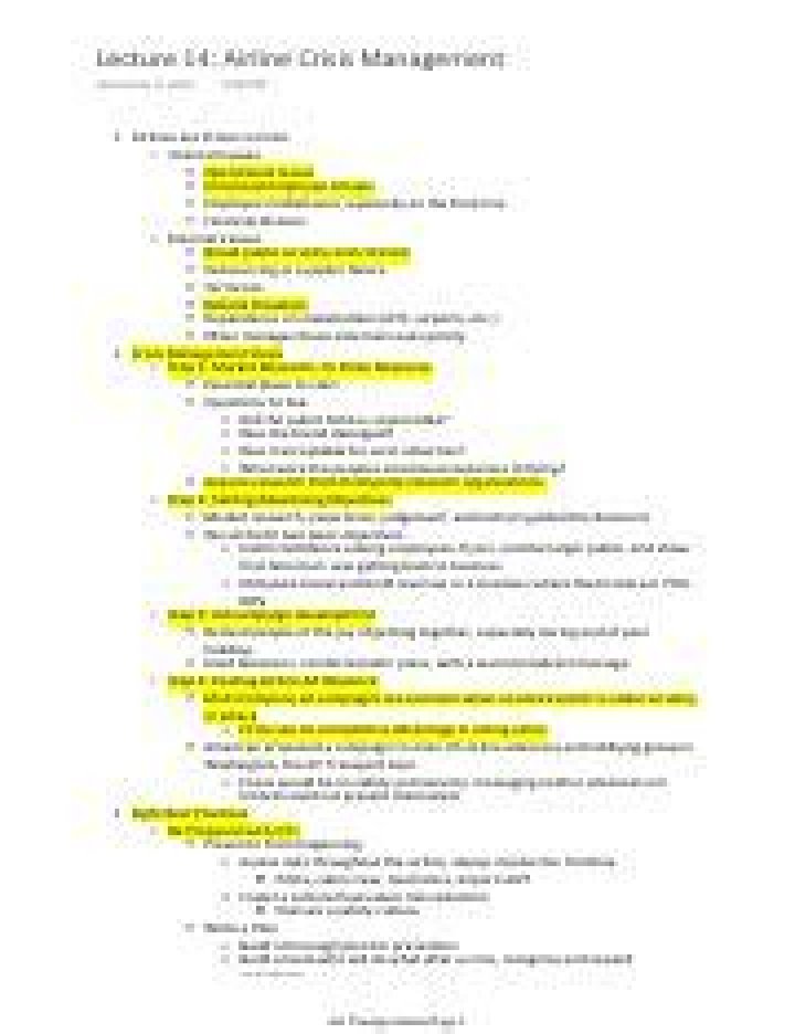 Airline Crisis Management PDF: Expert Strategies for Handling Emergencies