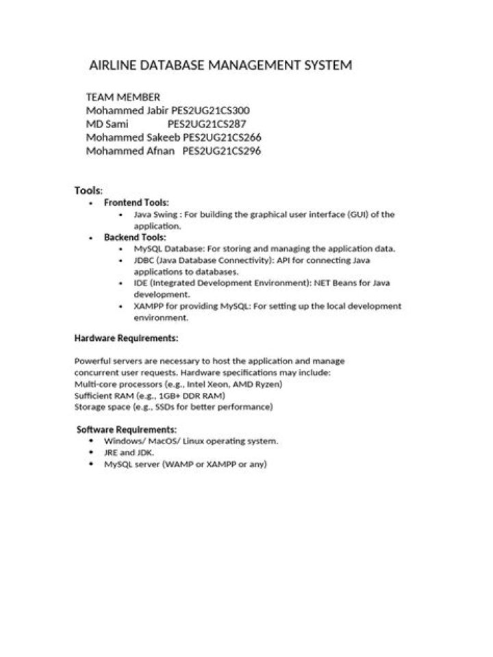 Airline Database Management System PDF: Master Complete Aviation Data Solutions