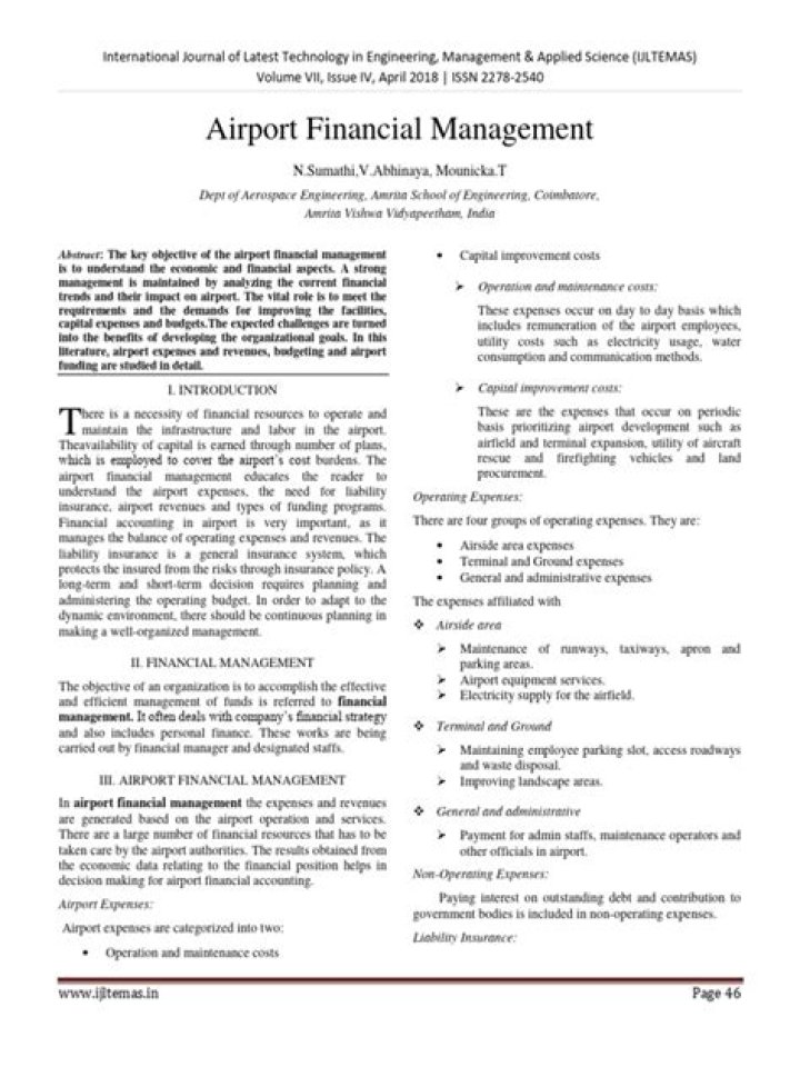 Airport Financial Management PDF: Expert Guide to Budgeting & Revenue Optimization
