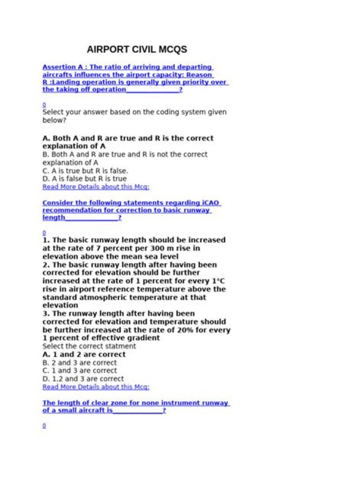 Airport Management MCQs PDF: Exam-Ready Practice Questions