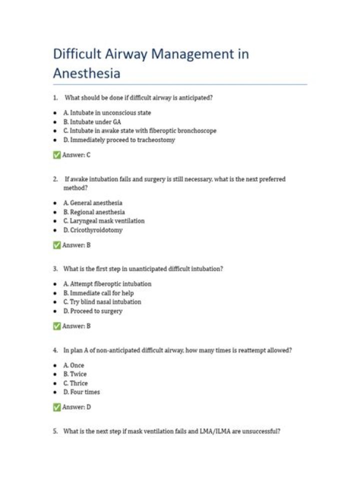 Airway Management in Anesthesia: Essential PDF Guide