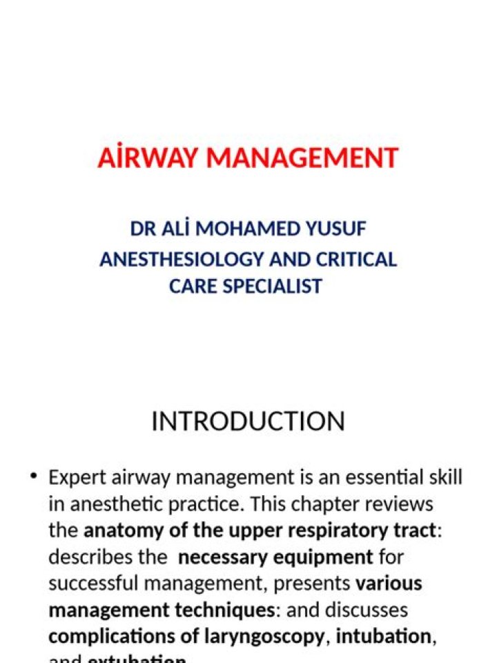 Comprehensive Airway Management PDF Guide: Essential Protocols & Protocols