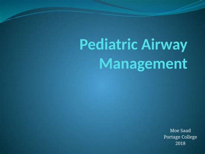 Airways Management PDF: Essential Guide for Healthcare Professionals
