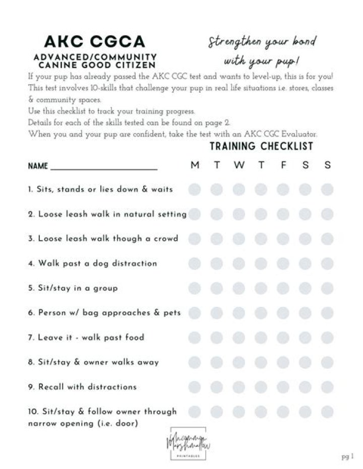 AKC Canine Good Citizen Test PDF – Pass with Confidence!