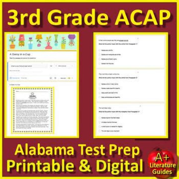 Alabama ACAAP 3rd Grade Practice Test PDF – Free Download