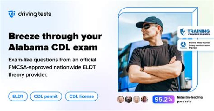 Alabama CDL Practice Test PDF – Pass with Confidence