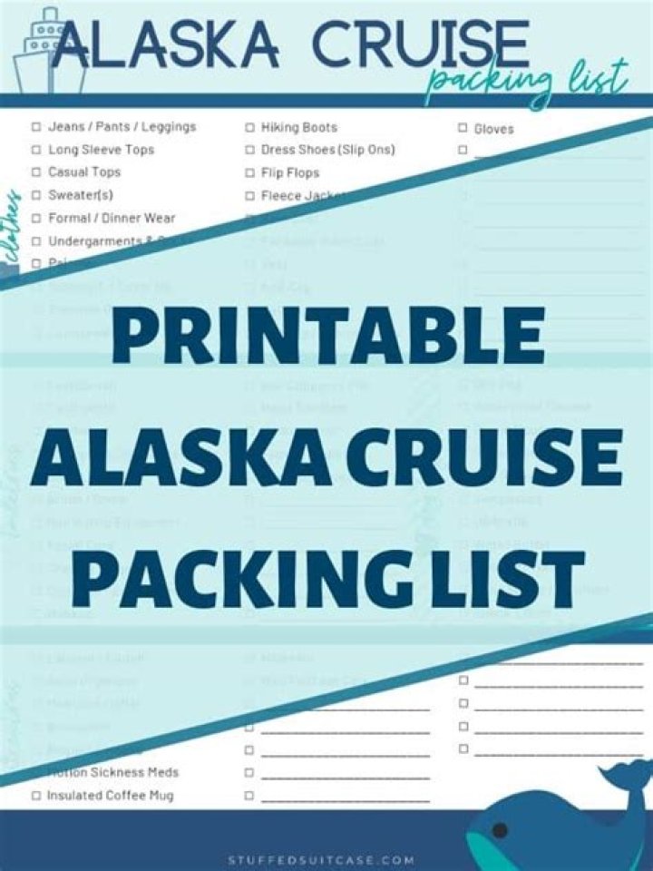 Free Alaska Cruise Packing List PDF – Pack Smart for Your Voyage
