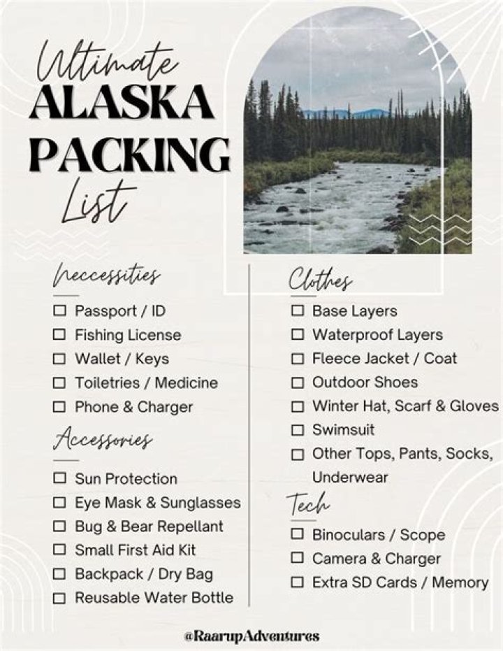 Alaska Fishing Packing List PDF for Safe & Successful Fishing Trips