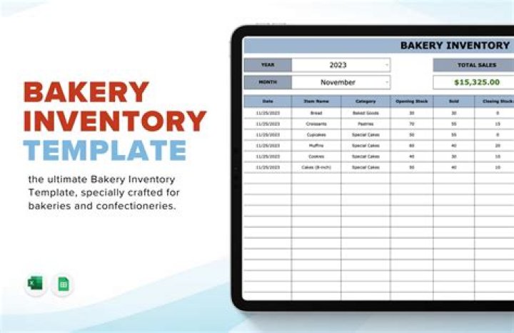 Albertson Bakery Manager Inventory Sheets PDF for Accurate Stock Tracking
