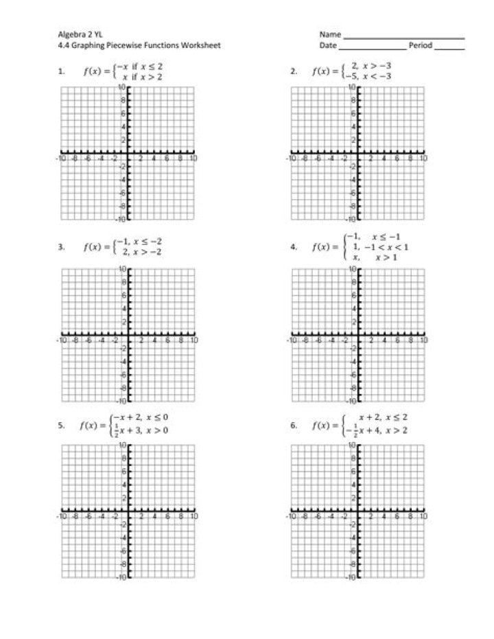 Free Algebra 2 Functions Worksheet PDF – Practice Exercises & Answers